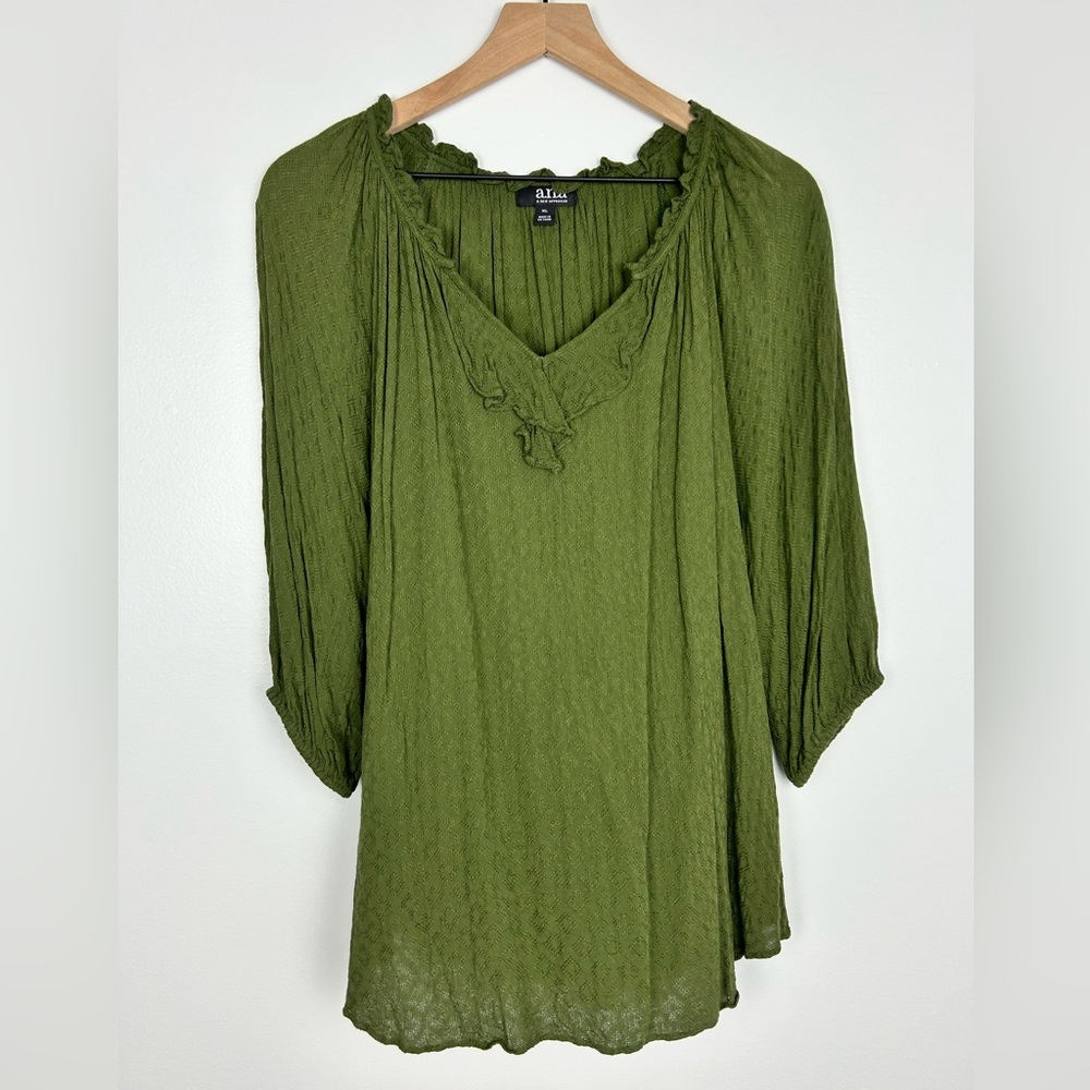 Women’s green blouse